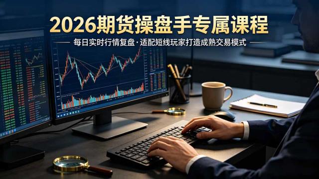 2026期货操盘手专属课程-更新7月11，每日实时行情复盘，适配短线玩家打造成熟交易模式