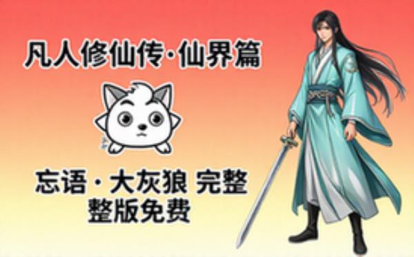 凡人修仙传仙界篇 忘语 大灰狼 完整版完整版合集免费分享