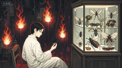 洗澡时门把疯狂转动，深夜无人却玻璃突然掉落诡异事件