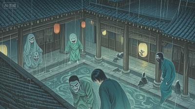 暴雨夜，黑影挡路，我独自回家惊魂未定
