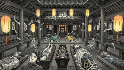 深夜散步惊现白衣女子，诡异追逐坠崖身亡！