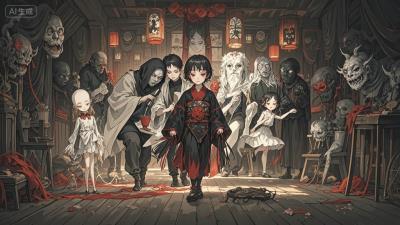 深夜独行遇白衣女子，冷风中惊魂未定真相成谜