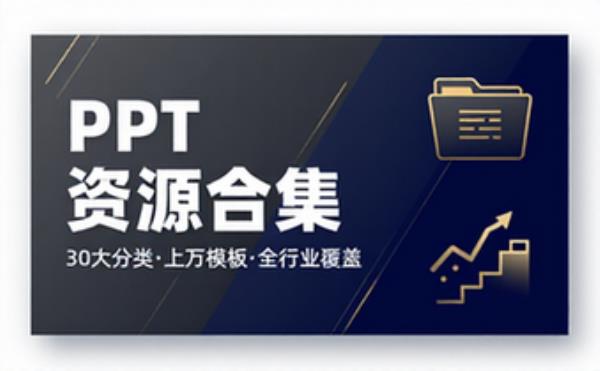 PPT资源合集，30_个分类文件夹，上万份模板，涉及多个行业