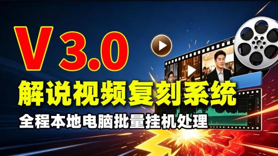 解说视频复刻系统V3.0