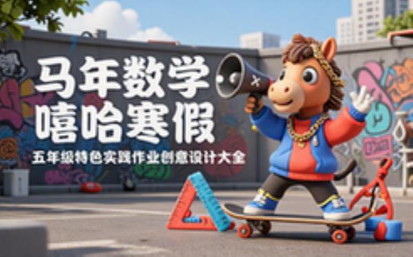五年级数学寒假马年主题特色实践作业创意设计大全