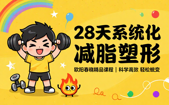 欧阳春晓二十八天系统化减脂塑形精品课程
