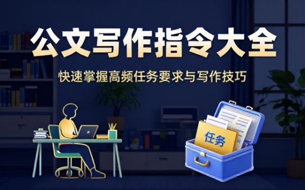 公文写作常用指令及相关任务要求汇总