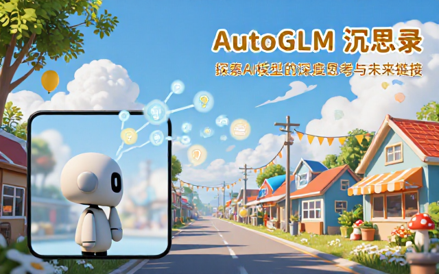AutoGLM沉思及相关链接