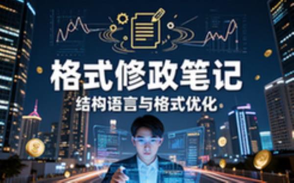 全文格式修改笔记涵盖结构语言与格式优化