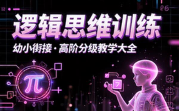 数学思维逻辑训练课程合集 幼小衔接到高阶分级教学大全