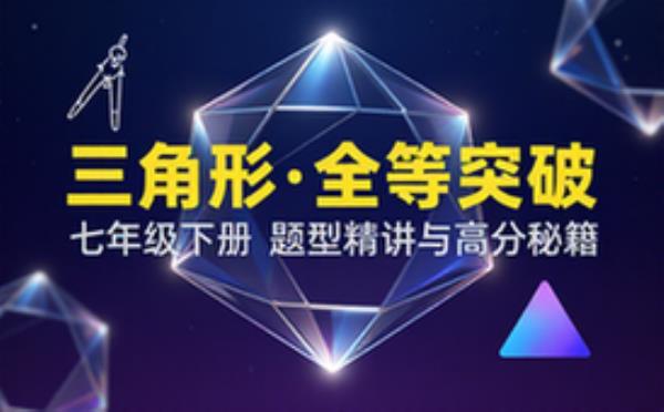 七年级下册数学三角形题型突破与同步精讲课程