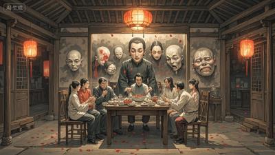 雪夜独行遇黑影，浑身冒气的魔现身