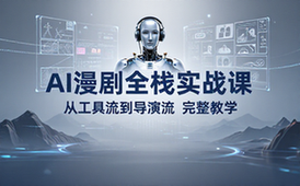 AI漫剧全栈实战课从工具流到导演流完整教学