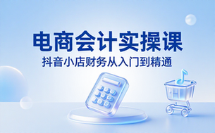 电商会计实操课与抖音小店财务教程从入门到精通