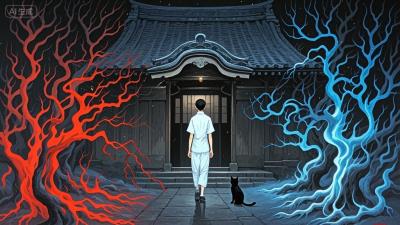 深夜路灯下诡异银甲人，童年记忆成谜难解