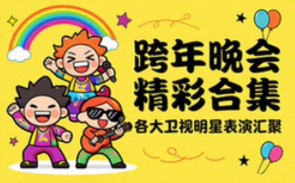 2025-2026跨年晚会精彩合集，汇聚各大卫视明星表演