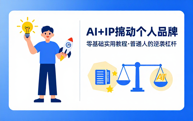 普通人用AI与IP科技杠杆撬动个人品牌的实用教程