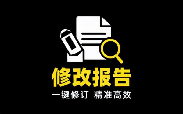 修改报告不含序号