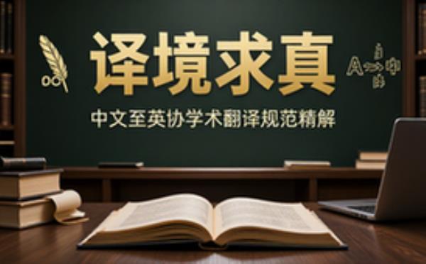 中文翻译至英文的学术翻译要求及注释说明
