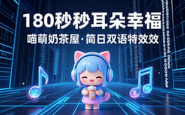 180秒能让你的耳朵幸福吗_全_简日双语特效_喵萌奶茶屋