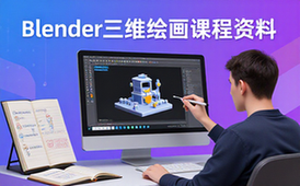 Blender三维绘画设计课程-零基础适用系统教学资料
