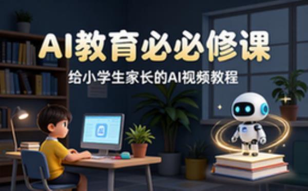 和渊老师AI教育必修课，给小学生家长的AI视频教程