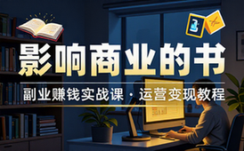 B站付费课程 吴晓波：影响商业的书 副业赚钱实战课程运营变现教程