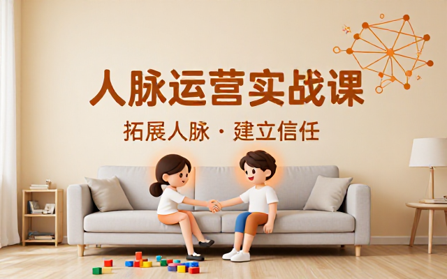 拓展人脉与建立信任的人脉运营实战课