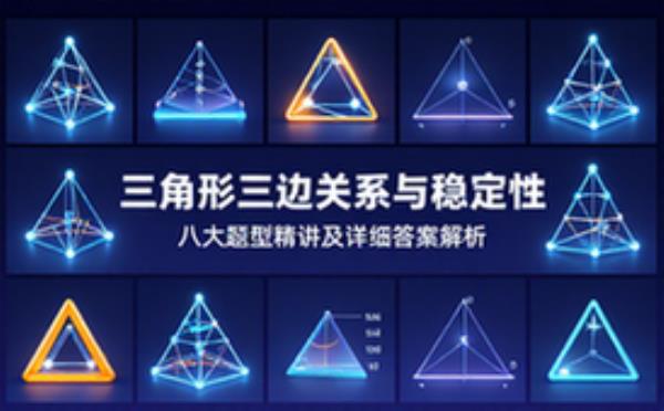 三角形三边关系与稳定性八大题型精讲及详细答案解析