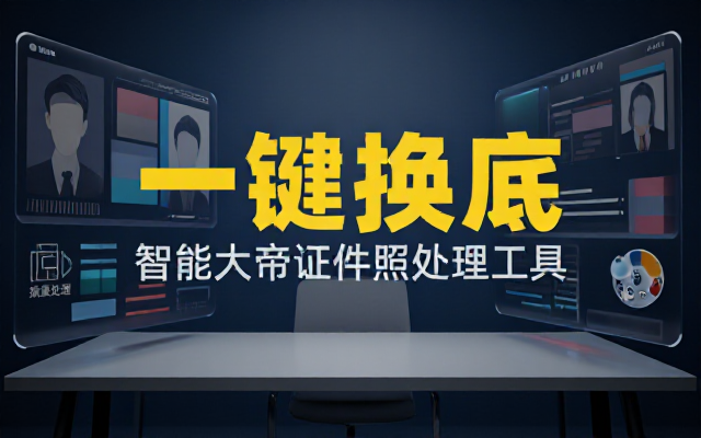 批量更换照片底色图像编辑处理工具