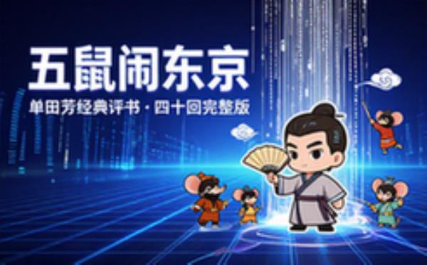 经典评书五鼠闹东京 单田芳演播四十回完整评书音频