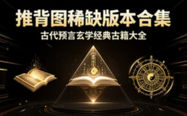 推背图多种稀缺版本合集 古代预言玄学经典古籍大全