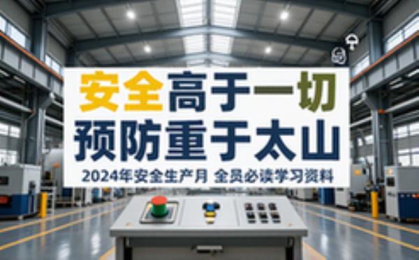 2024年安全生产月资料