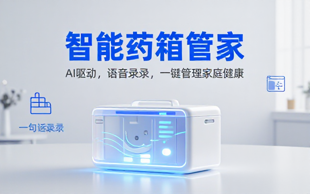 AI 驱动的家庭药箱管理工具，一句话就能完成药品录入和查找，已制作Win系统包，Open MedKit