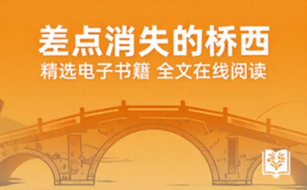 差点消失的桥西 精选电子书籍 完整版全文在线阅读