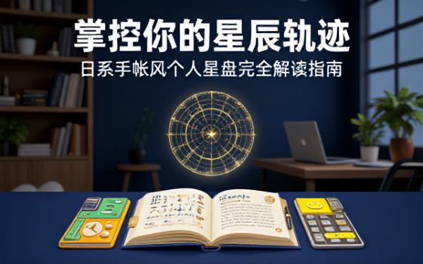 日系手帳感超完整個人星盤使用說明書