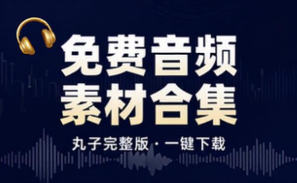 推荐音频素材资源 丸子 完整版完整版合集免费分享