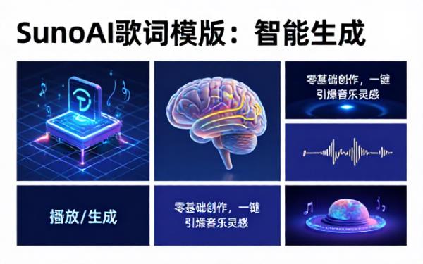 一键生成SunoAI歌词模板，音乐小白也能行