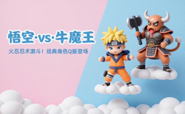 火影忍者格斗风悟空战牛魔王精彩呈现