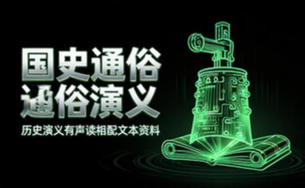 国史通俗演义书音套装 历史演义有声读物配文本资料