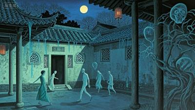深夜跑步遇诡异白影，吓得不敢再出门！