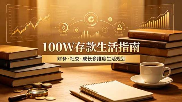 付费文章：100W存款生活指南，如何从财务、社交、成长等维度规划自己的生活