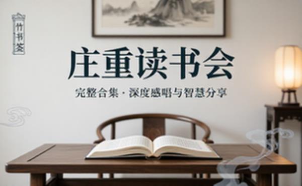 庄重读书会完整合集，涵盖读书分享与深度感悟内容