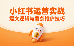 小红书从0到1运营实战：爆文逻辑与薯条推广技巧