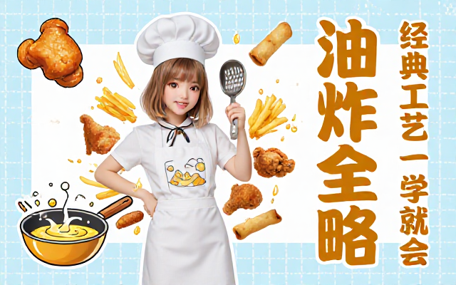 各类油炸小吃制作工艺与技术教学合集