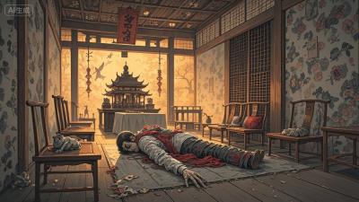 半夜铁床遭袭击，胸口留黑印，背被爪抓痕！