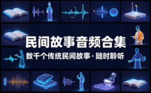 民间故事音频合集 数千个传统民间故事有声读物资源