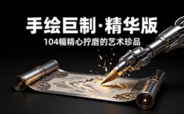 精华版 104幅精心打磨的手绘巨制大画卷