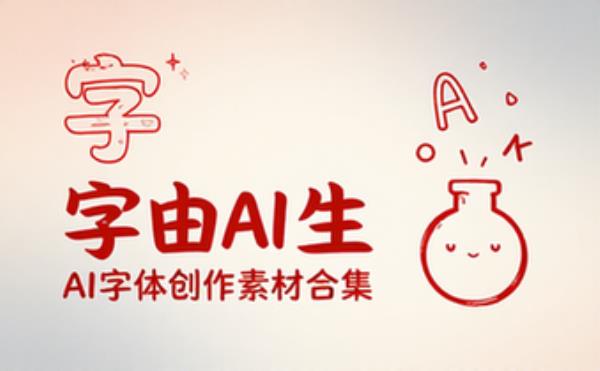AI 字体设计提示词模板 字体创作参考素材合集