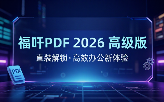 Windows福昕PDF编辑器2026高级直装版分享
